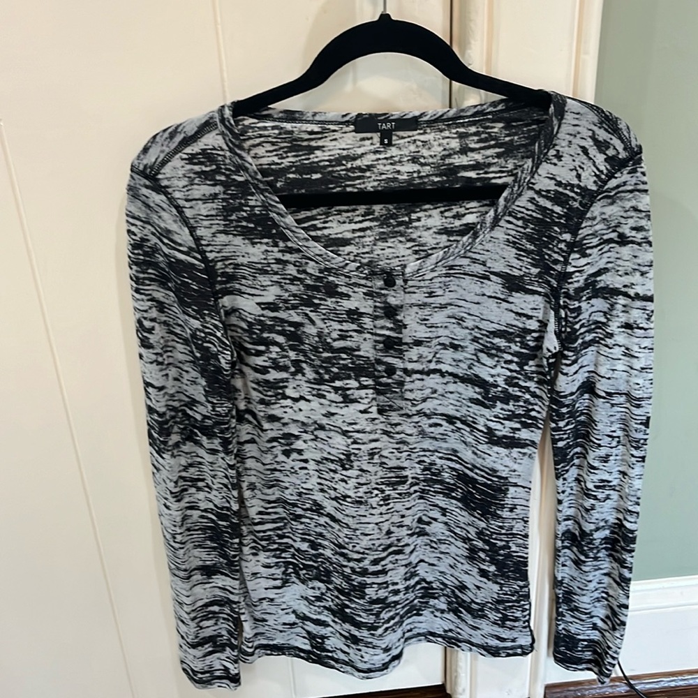 Long sleeve tight button up